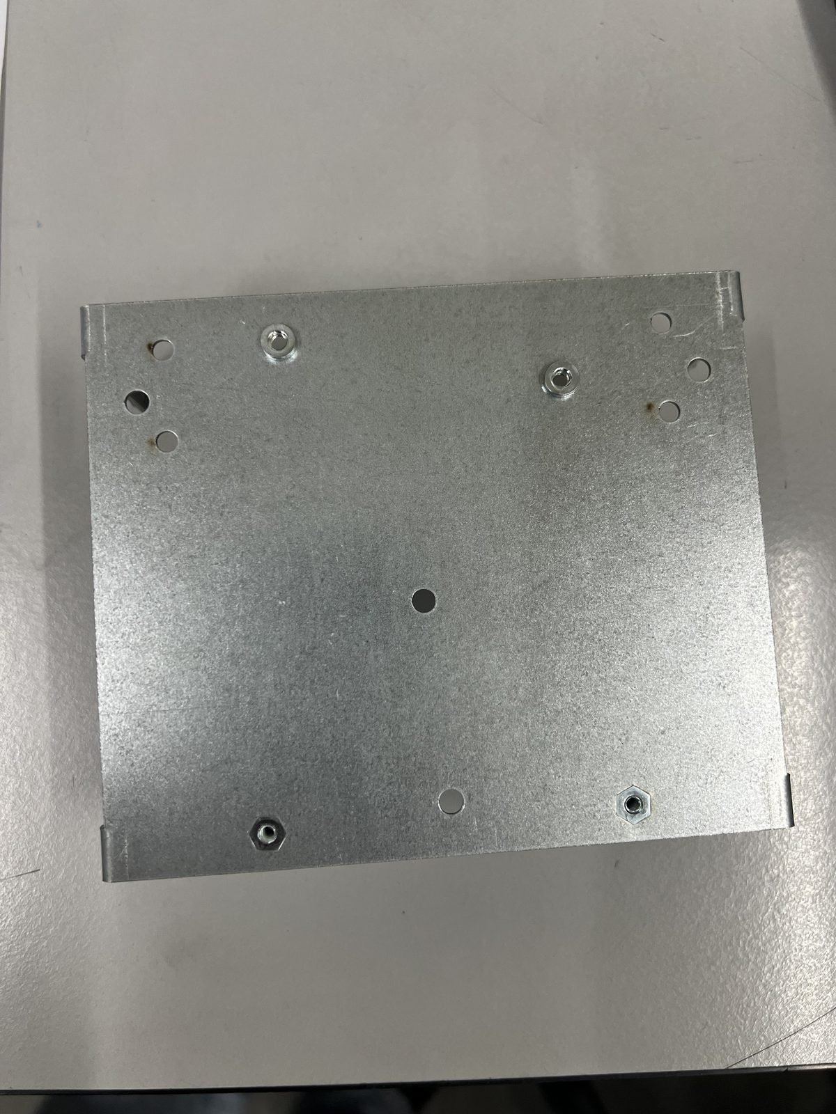 Zinc-plated sheet metal chassis